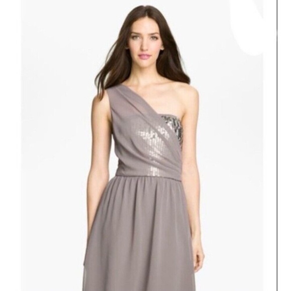 Donna Ricco Party Dress Sz 6 Sequin One‎ Shoulder Cocktail Wedding NWT